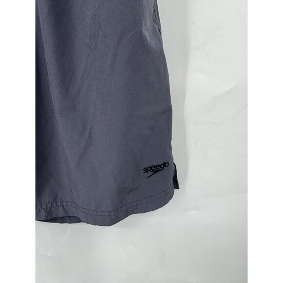 Speedo Swim Trunks Men Large Grey Beach Resortwear Summer Causal Athletic - Picture 8 of 10